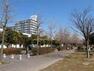 小田南公園から見たサングレールクインセス公園が近く、日常的に自然を感じていただけます。
