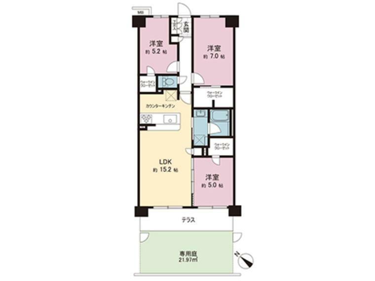 間取り図 間取図（図面と異なる場合は現況を優先）