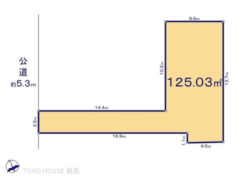 区画図 図面と異なる場合は現況を優先