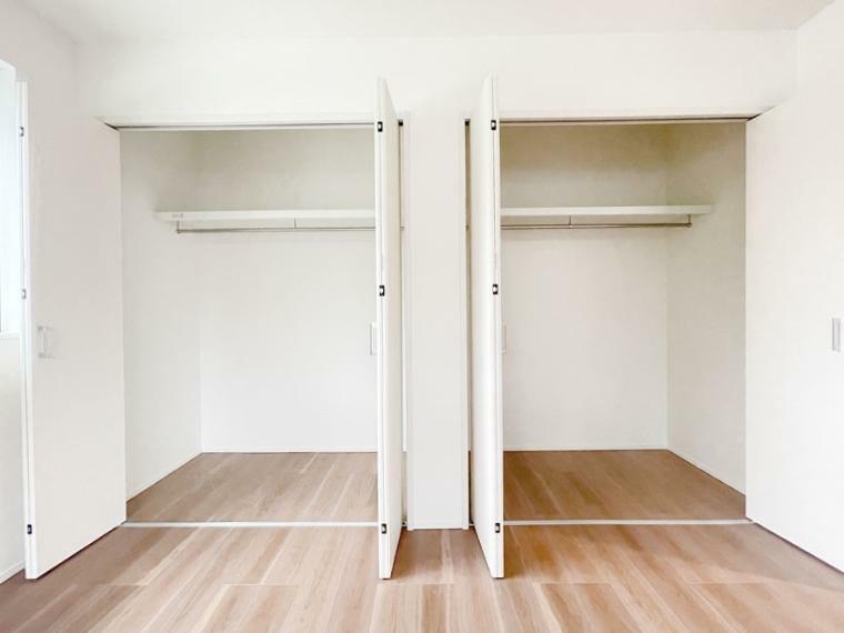 収納 全ての居室に収納が付いていて、居住スペースを広く使えます。