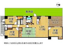 ゆったり設計の4LDK！各居室に収納スペースを確保しています。居住空間を広々と使用して頂けます。