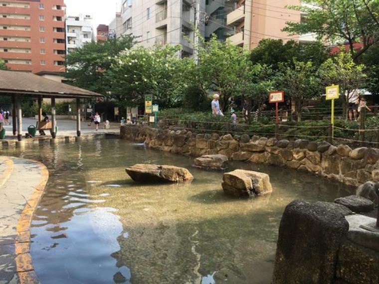 【公園】渋谷区立広尾公園じゃぶじゃぶ池まで528m