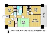 各居室収納付きの4LDK！