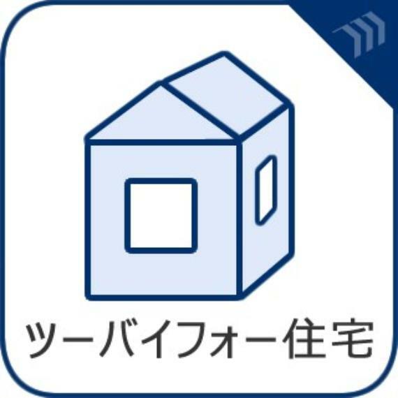 構造・工法・仕様 【ツーバイフォー住宅】耐震性・耐風性が高い 面で構成することにより、建物全体の強度が高くなります。