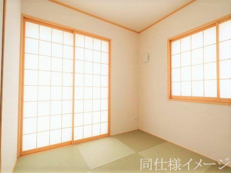 ＼同仕様写真/新しいい草香る畳スペースは、使い方色々！客室やお布団で寝るときにぴったりの空間ですね。