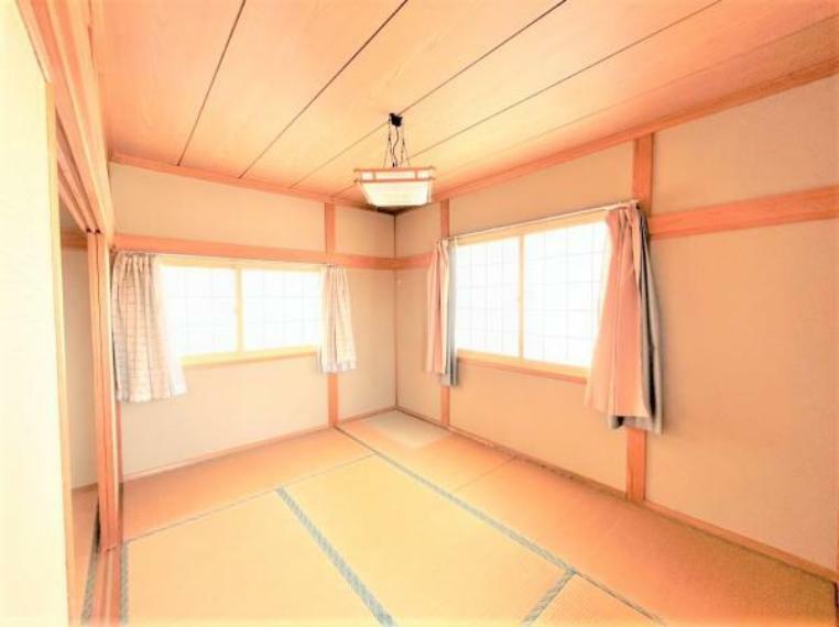 【リフォーム中】2階の和室は東側6.5帖の洋室に間取り変更します。床は永大産業製のフローリングに張替え、天井壁のクロスは張替えます。お子様のお部屋にいかがでしょうか。