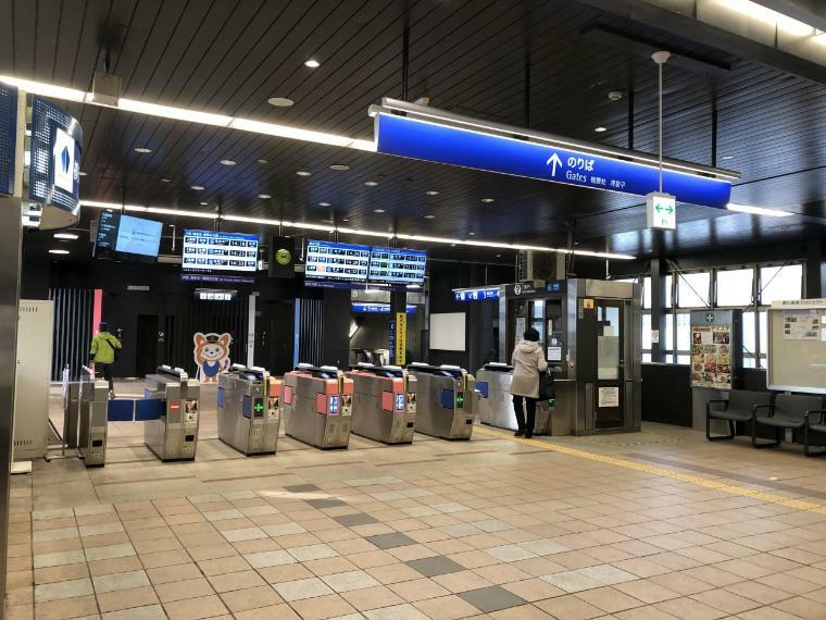 相鉄線「西谷」駅（都心直通プロジェクトにより、JRとの直通路線が新たに運行を開始。）