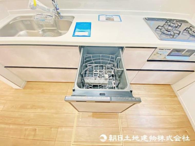 システムキッチンにはビルトイン食洗機も標準です