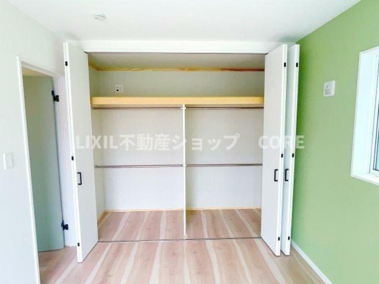 収納 各居室にはクローゼットが備え付けられており、居室の広さを有効に使えます
