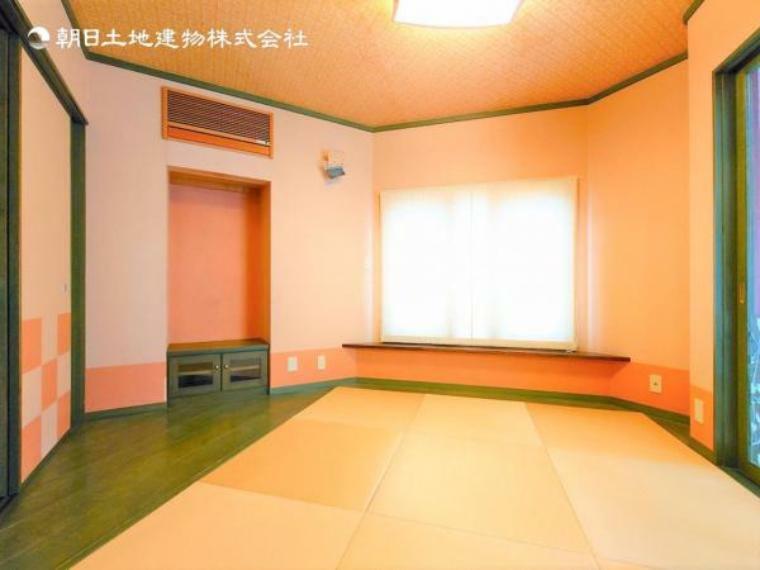 【和室】和室は小さなお子様の遊び場やお昼寝スペースなどに！間仕切りを閉めると個室としても活用できます
