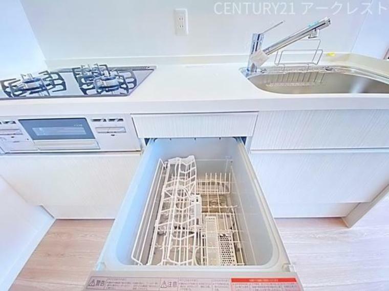 家事の負担を軽減するビルトイン食洗機付き