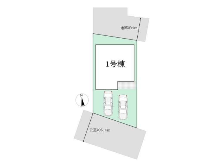 土地図面 区画図■小金井市貫井南町4　新築一戸建て■