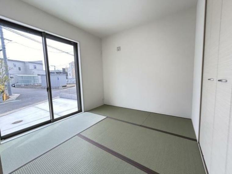 和室 和室スペースです。畳のお部屋は寛げる空間ですね。