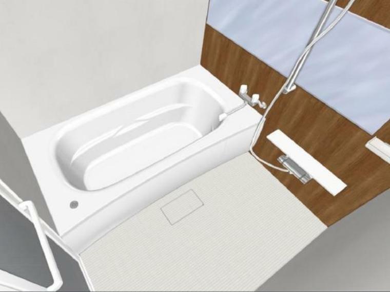 浴室 【同仕様写真＿浴室】パナソニック製のユニットバスに交換する予定です。足が伸ばせる一坪サイズの浴槽に交換予定なので、ゆったりと一日の疲れを癒すことができますね