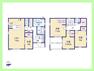 間取り図 4LDK。土地246.38平米（約74.52坪）建物106.84平米（約32.31坪）。収納豊富な全室収納付き。15帖のLDKは、ご家族が自然と集まる空間です。