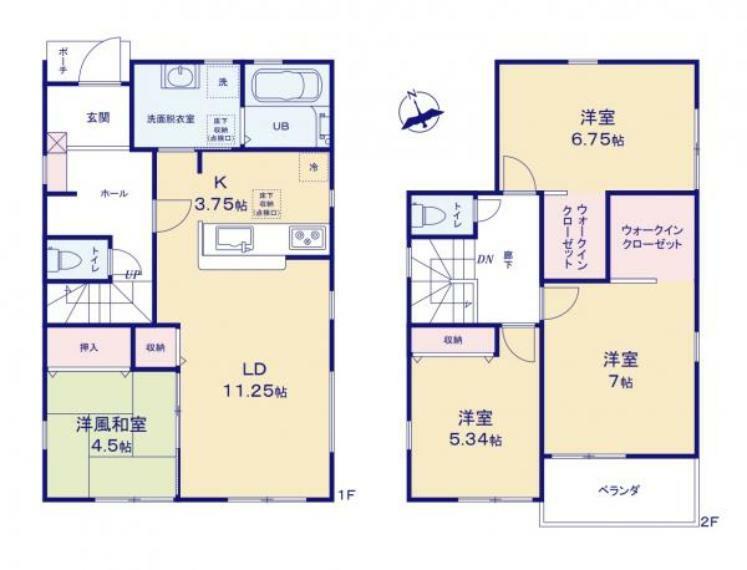 間取り図 癒しの空間が広がる、心安らぐ住まいで毎日を過ごしましょう