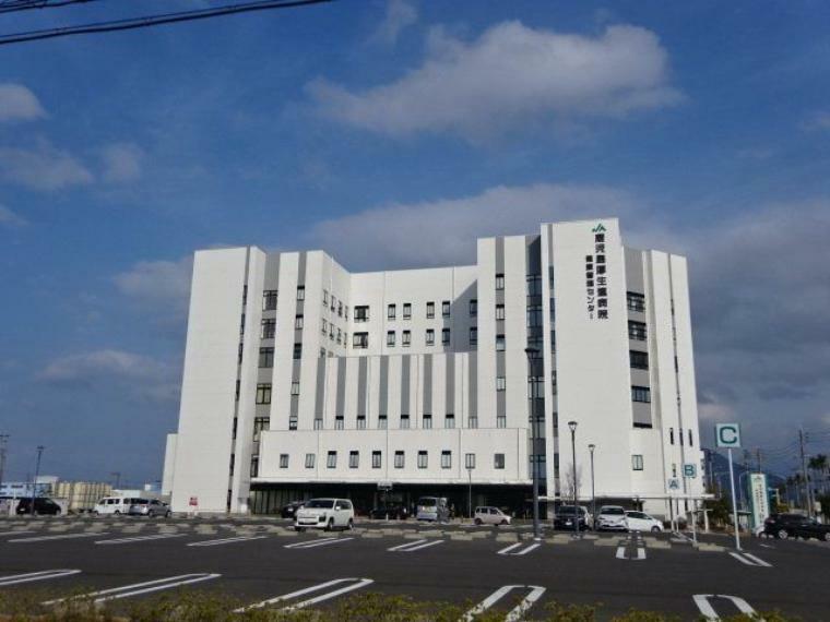 【鹿児島厚生連病院】与次郎の海沿いにある病院です。近年建て替えを行ったばかりで一般病床が184床あります。