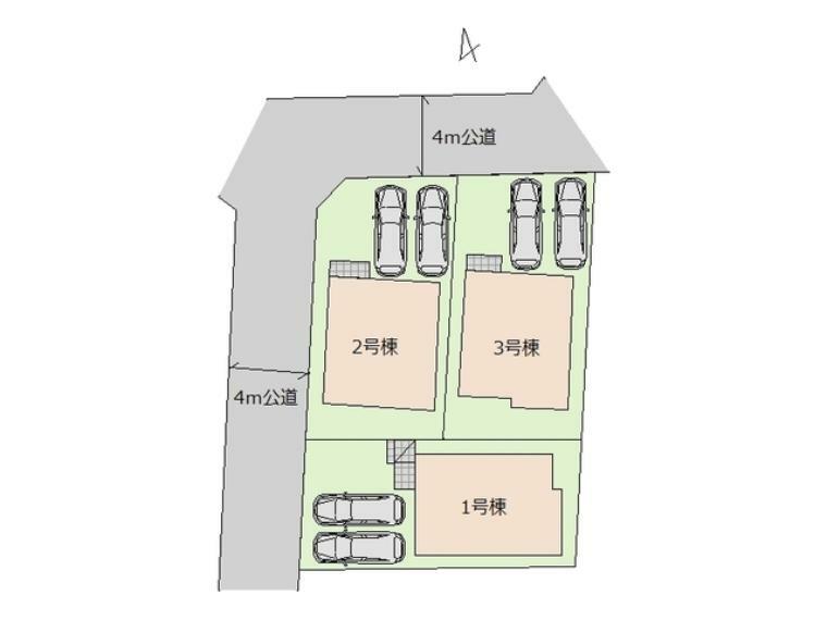 区画図 区画図■小金井市緑町3　新築一戸建て■