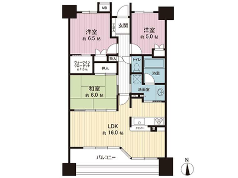 間取図です。図面と異なる場合は現況を優先させていただきます。