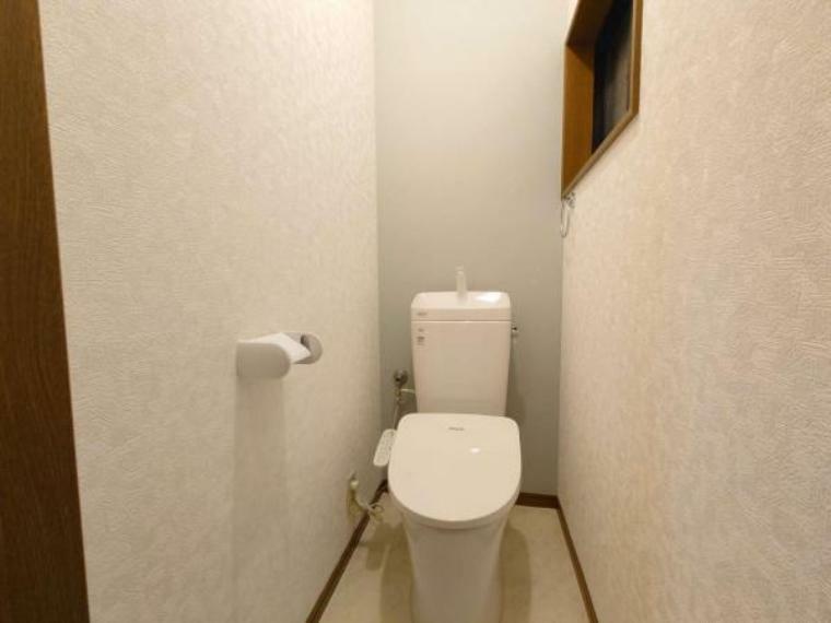 トイレ 毎日使う場所だから、より快適な空間に仕上げられています