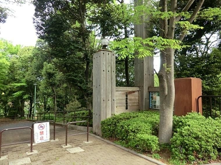 公園 三保念珠坂公園 芝すべりに川遊びができる　プレイパークもあって、たっぷり遊べる公園です。公園の下には梅田川が流れています。