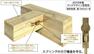 構造・工法・仕様 　木は、日本の住宅に欠かせない優れた建材。しかし、乾燥や湿気によって伸縮を繰り返すことで梁と梁をつなぐ金具が、永い年月と共に緩んでしまう事態は避けられないことでした。その「ゆるみ」を克服するために開発されたのが「三栄式羽子板ボルト」。スプリングの力や、ボルト固定のための「立ち上がり」を設けた独特な形状により、木材の伸縮に柔軟に対応。接合部のゆるみを半永久的に防ぐことで建物自体の「ゆがみ」を抑え、強固な構造を持続します。