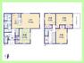 間取り図 4LDK。土地126.58平米（約38.29坪）建物97.7平米（約29.55坪）。収納豊富な全室収納付き。15帖のLDKは、ご家族が自然と集まる空間です。