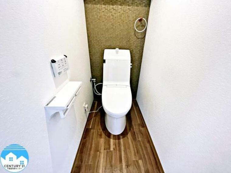 トイレ 汚れがつきにくく掃除のしやすいトイレです。