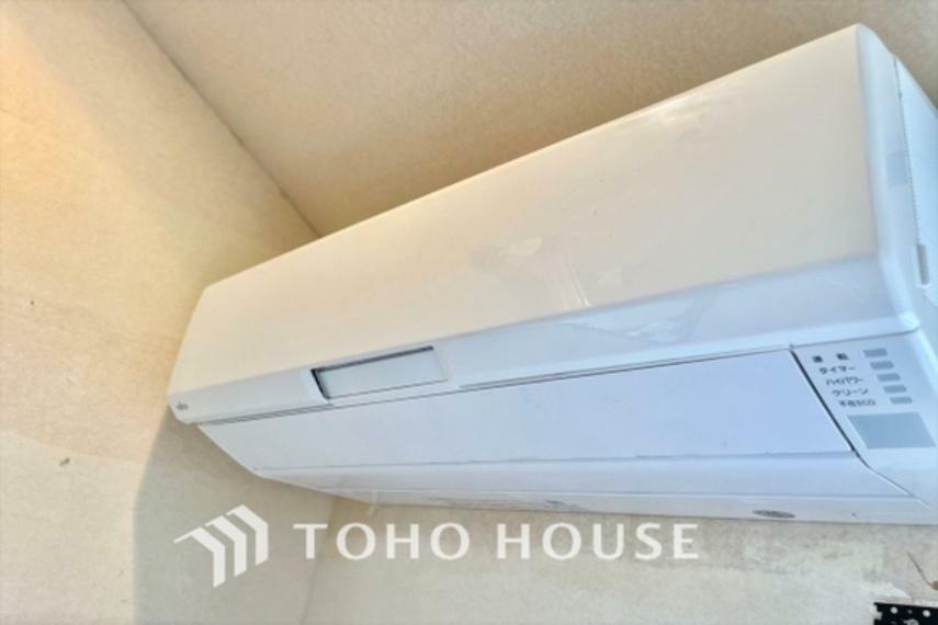 冷暖房・空調設備 エアコンエアコンが標準装備。初めから設置されていますので体にも、お財布にも優しい住宅です。