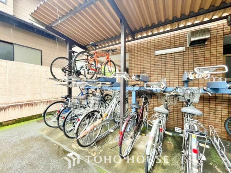 駐輪場 【Cycle port】駐輪場移動手段ともなる自転車も生活の一部。