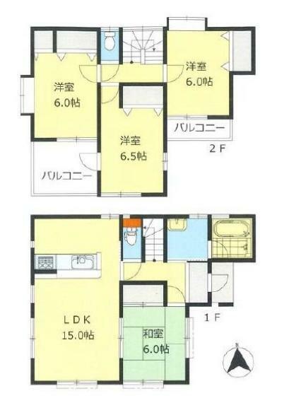 間取り図 将来的に家族が増えることを考えれば、中古戸建住宅の4LDKがよいです。部屋が4つあることで、夫婦子供それぞれに部屋を割り当てることが可能です。リビングルームでは、家族の団らんの場として活用できます。