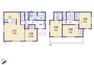 間取り図 広々LDK16帖　設計士のこだわりで家事動線がとても短く生活しやすい空間になっています　収納豊富なのもうれしいですね