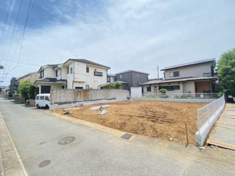 現況写真 東武野田線江戸川台駅徒歩8分と交通アクセス良好通勤通学にも便利な立地の新築分譲住宅が誕生します