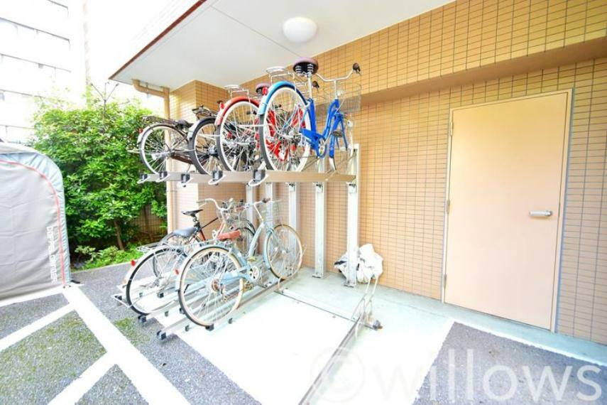 駐輪場 自転車は必需品という方も多くいらっしゃいます。空き状況等は担当まで。