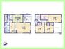間取り図 4SLDK。土地163.78平米（約49.54坪）建物101.25平米（約30.62坪）。収納豊富な全室収納付き。16帖のLDKは、ご家族が自然と集まる空間です。