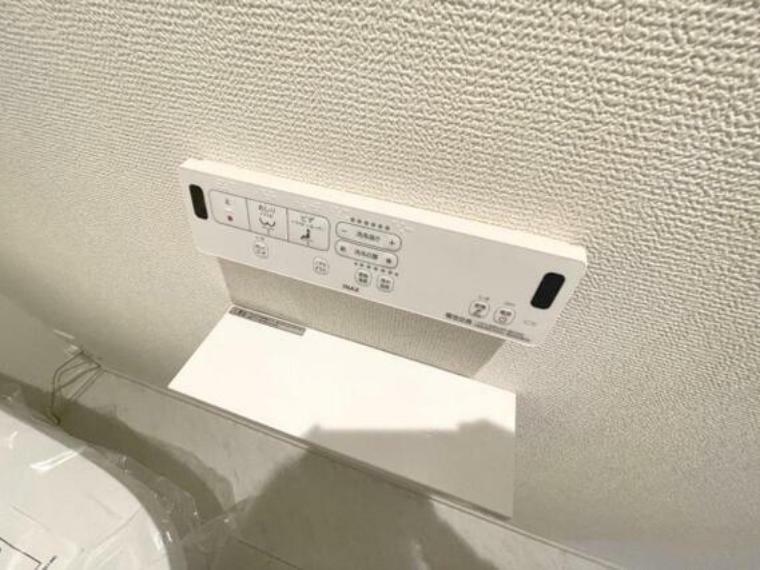 トイレ 温水洗浄便座の操作パネルです。