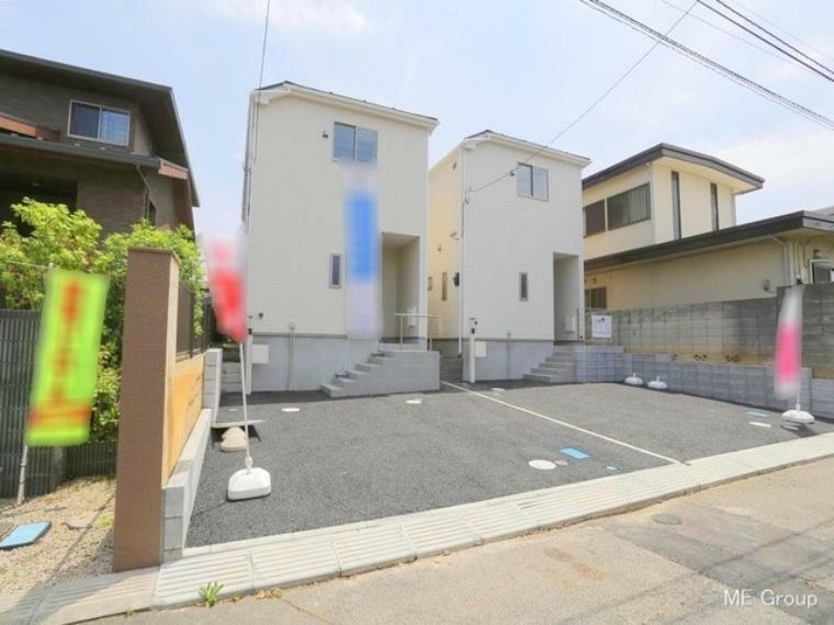 現況外観写真 常磐線「柏」駅利用可能。4LDK。全居室に収納付きでお部屋スッキリ。宅配ボックス付きで留守でも安心して荷物が受け取れます。