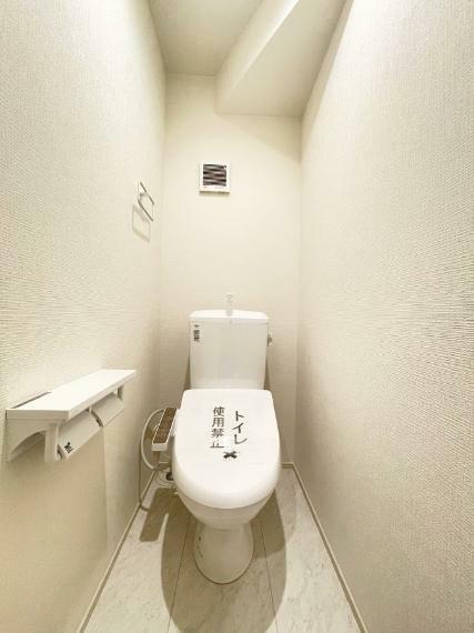 トイレ トイレは安心の2箇所！朝のバタバタも一安心です。
