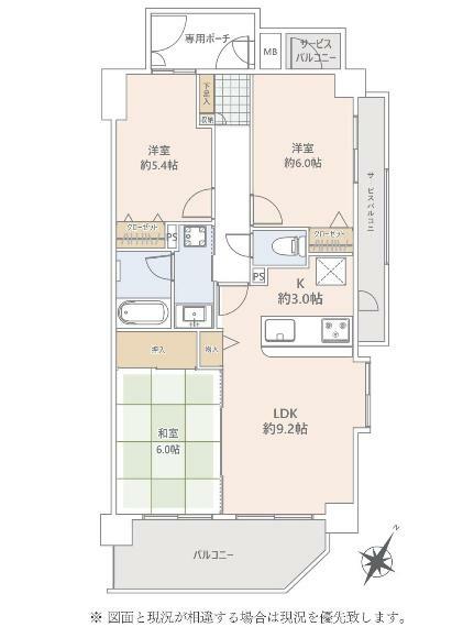 中古マンションの3LDKは、経済的で、一般的な広さがあり、夫婦又は3人家族によいです。リビングルームでは、食事会を楽しむスペースがあることや、部屋の用途は、寝室や子供部屋を設けることも可能です。