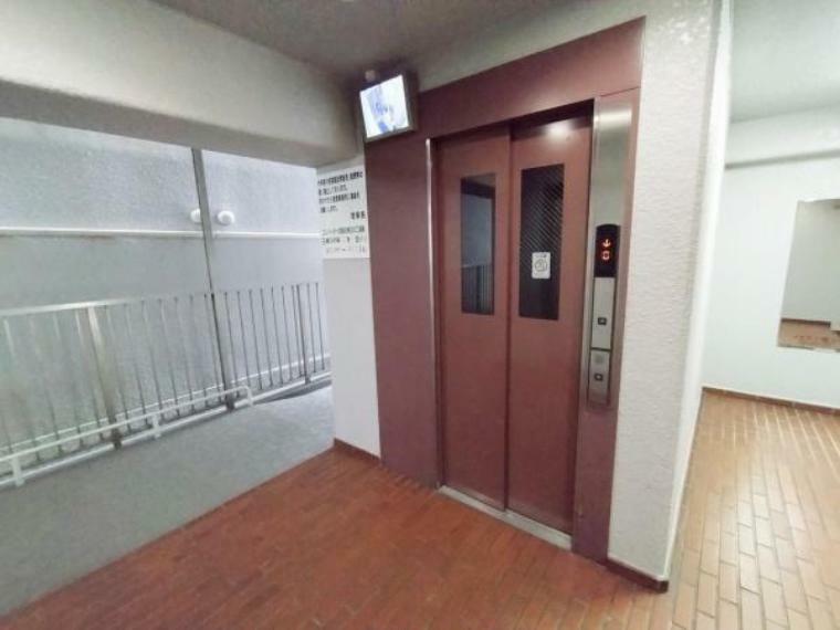 モニター付きエレベーターございます！