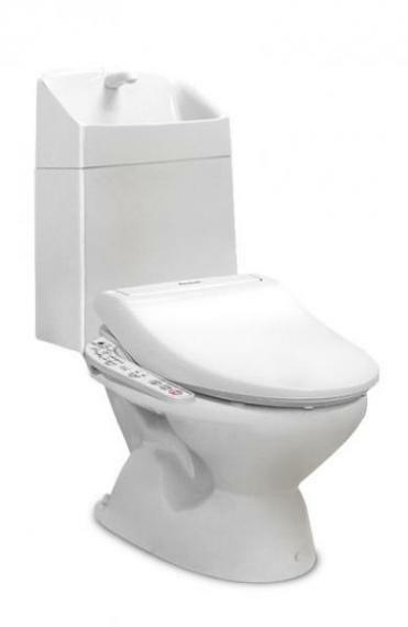 トイレ 【同仕様写真】トイレ　温水洗浄便座付きの新品に交換予定。　