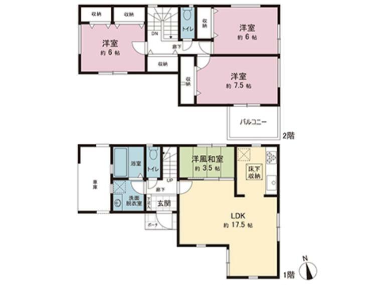 間取り図 間取図です。図面と異なる場合は現況を優先させていただきます。