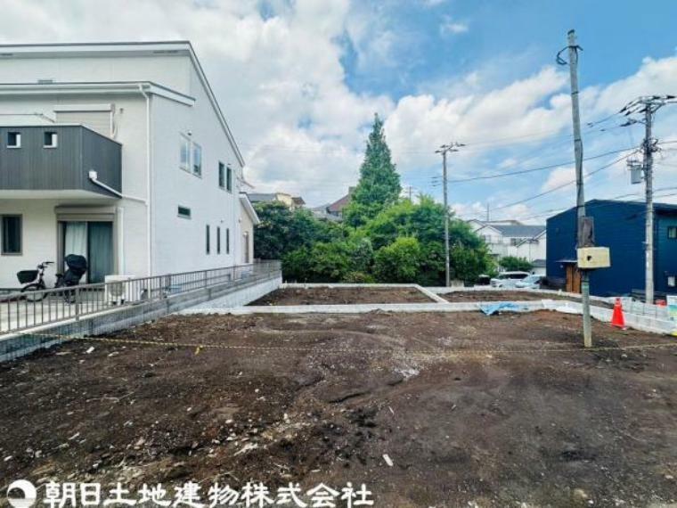 現況外観写真 建築工程がご覧頂けます。建物プレゼンもさせて頂きますので、お気軽にお問い合わせください！