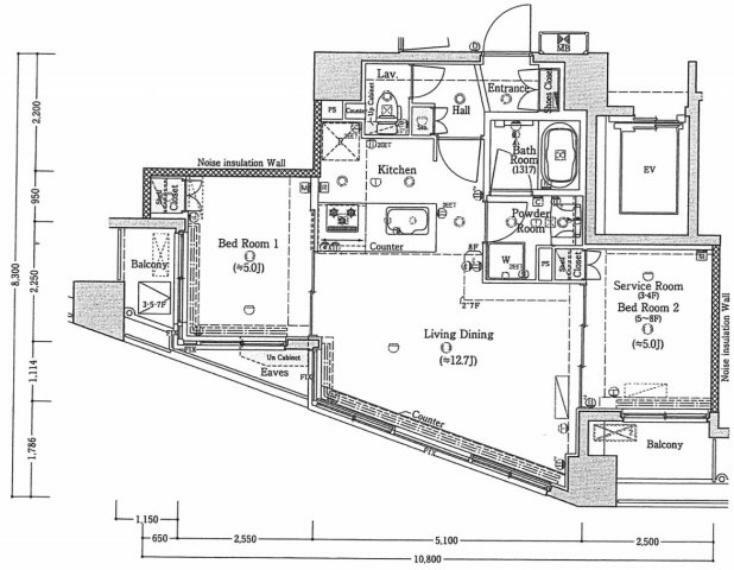 間取り図 1SLDK