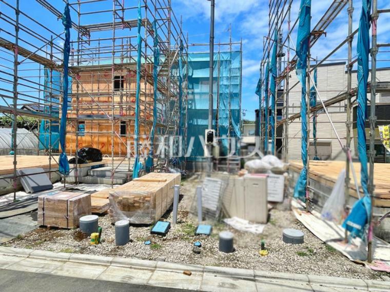 現況外観写真 11号棟　外観　【富士見市大字水子】基礎工事はまさに「家づくりの土台」である重要なものです。その様子をご覧になりませんか？