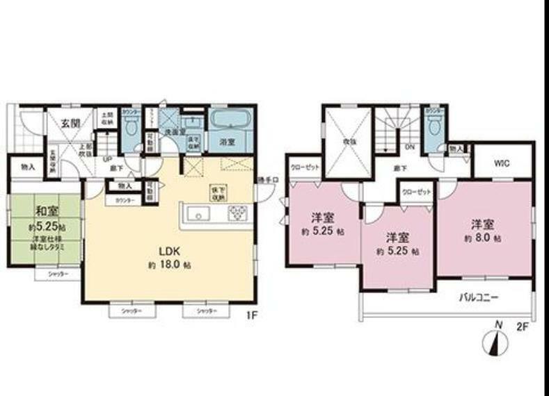 間取り図 間取図です。図面と異なる場合は現況を優先させていただきます。