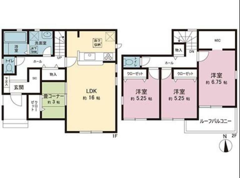 間取り図 間取図です。図面と異なる場合は現況を優先させていただきます。