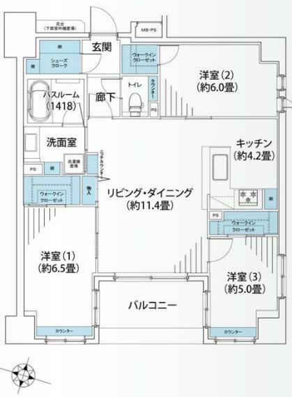 間取り図 【間取り】73.80平米3LDK