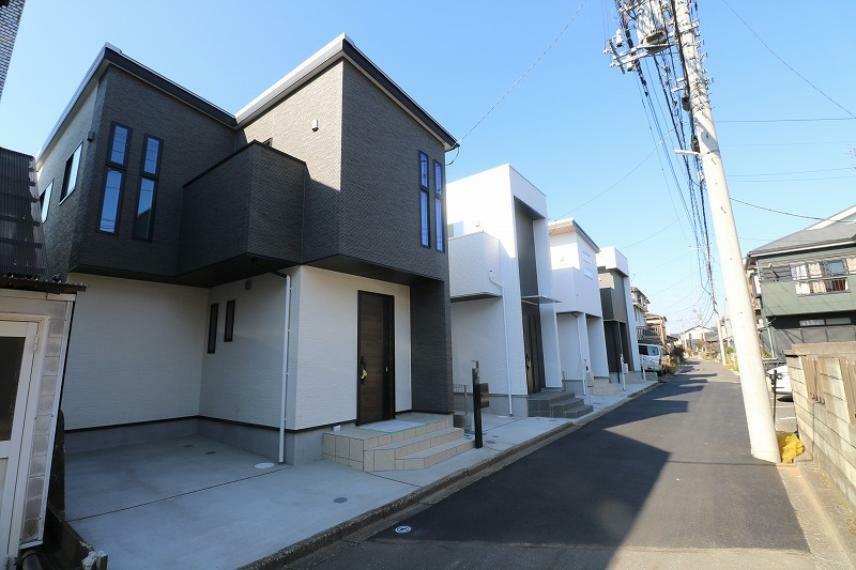 現況外観写真 東武東上線「上福岡」駅徒歩12分！全4棟の新築分譲住宅。