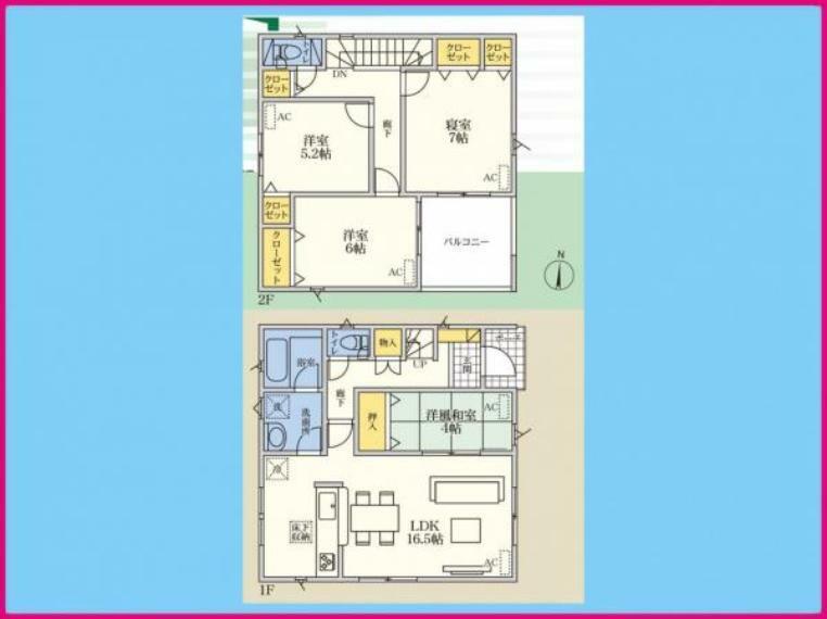 間取り図 3号棟　間取図